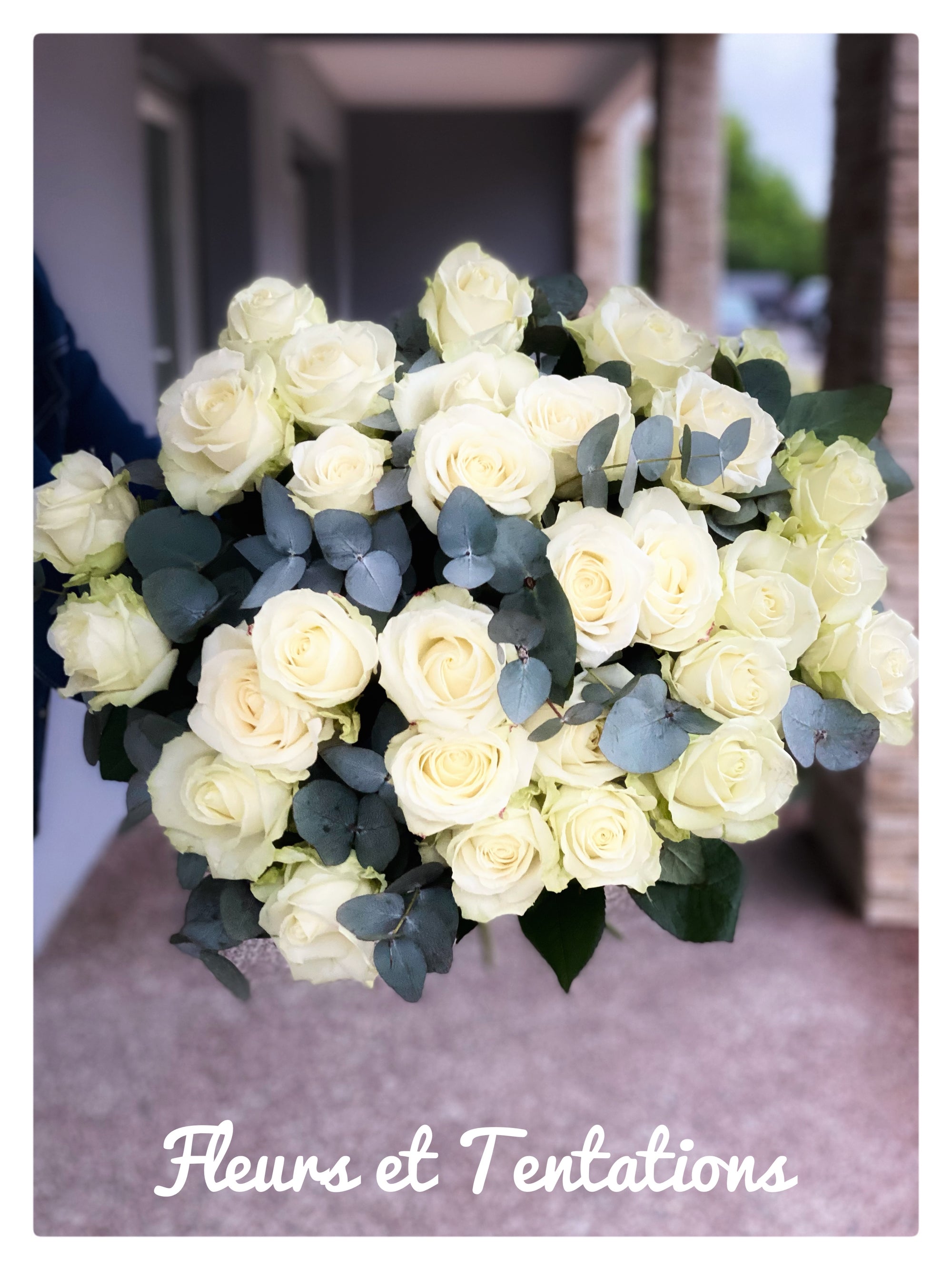 Bouquet de Roses blanches