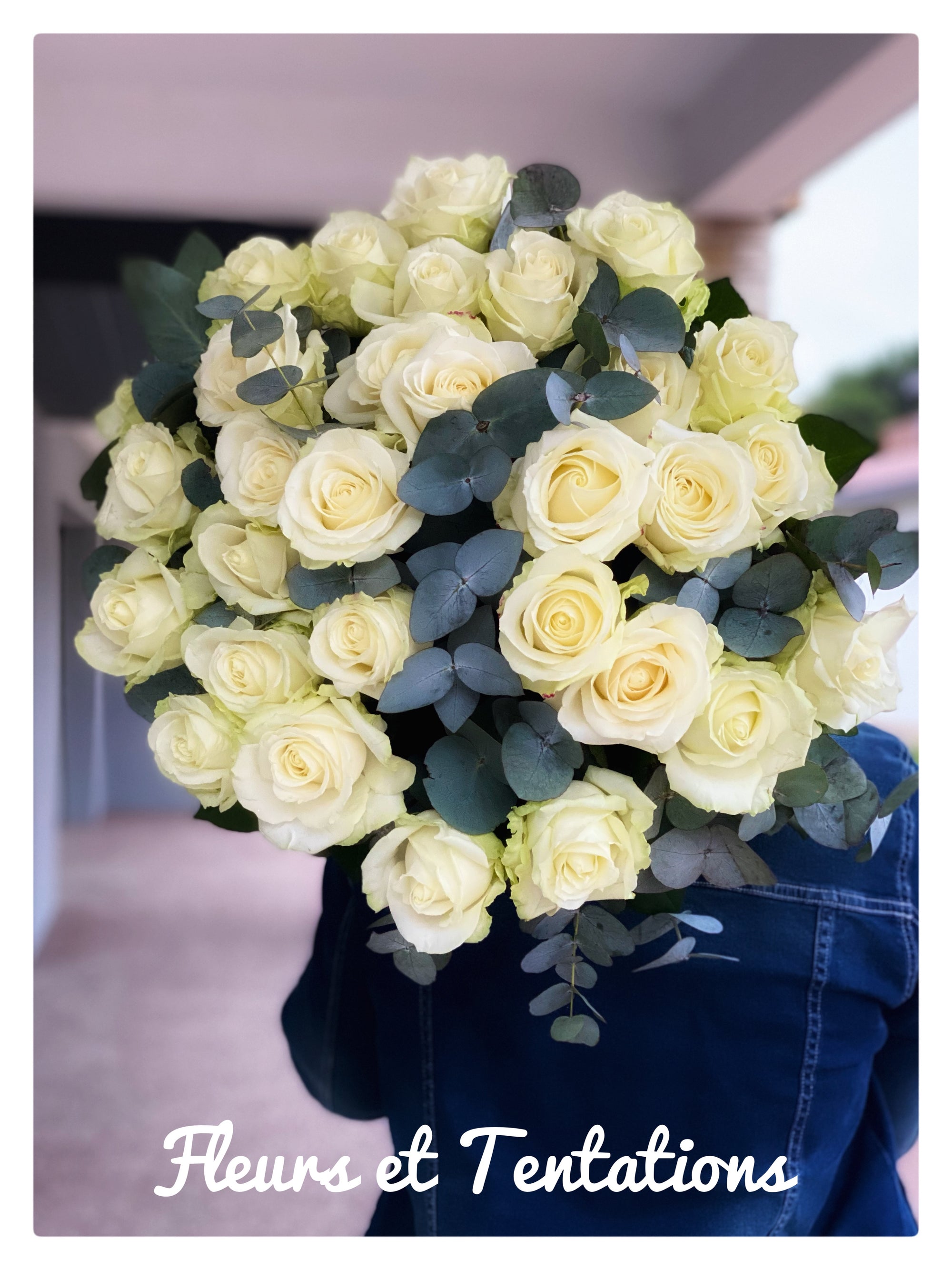 Bouquet de Roses blanches
