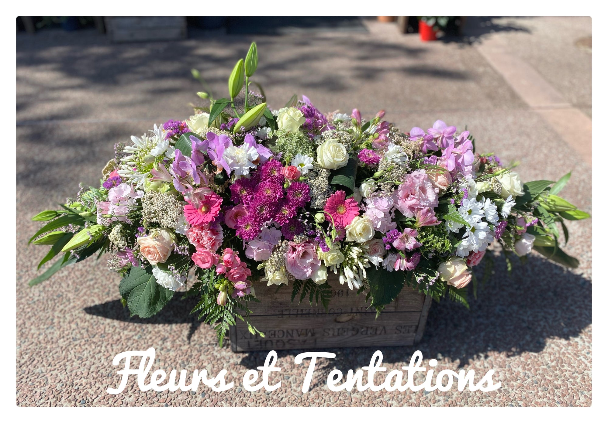 Dessus de cercueil pastel